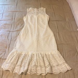 Francescas White Lace Dress (XXS)